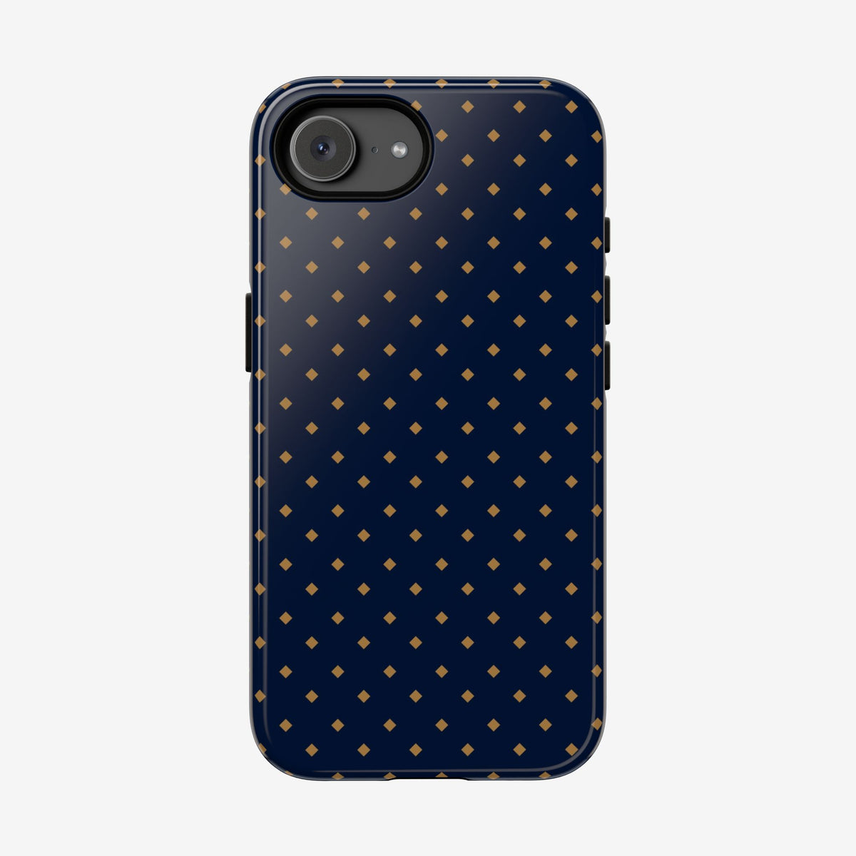 Navy Gold Dot